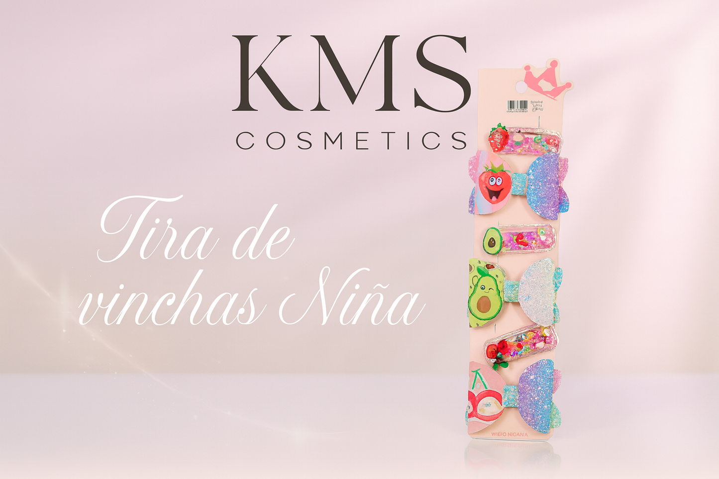 Imagen promocional profesional de KMS COSMETICS - Tira de vinchas Niña
