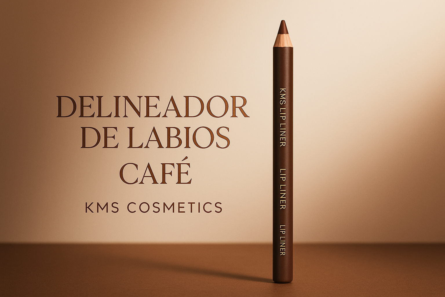 Delineador de Labios Café KMS Cosmetics