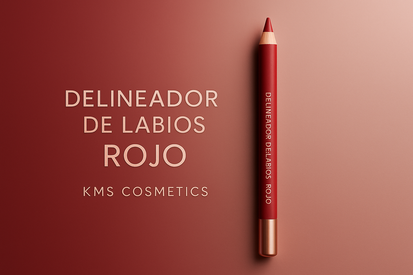 Delineador de Labios Rojo KMS Cosmetics