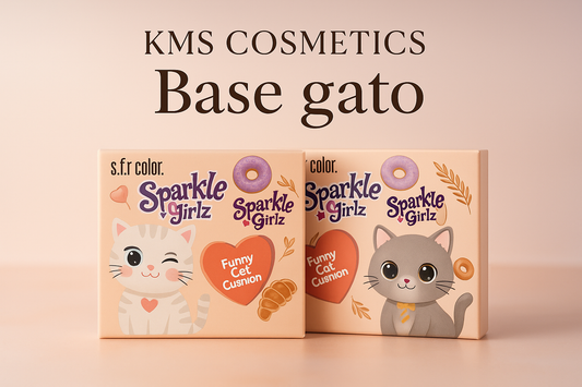 Imagen promocional profesional de Base Gato KMS COSMETICS
