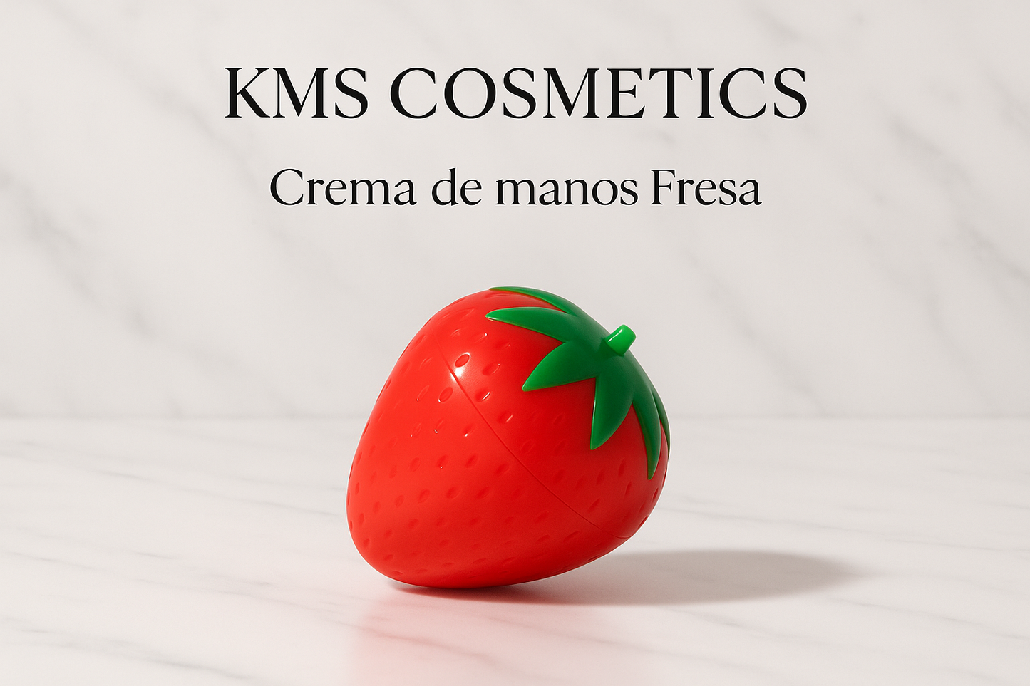 Imagen promocional profesional de KMS COSMETICS - Crema de manos Fresa