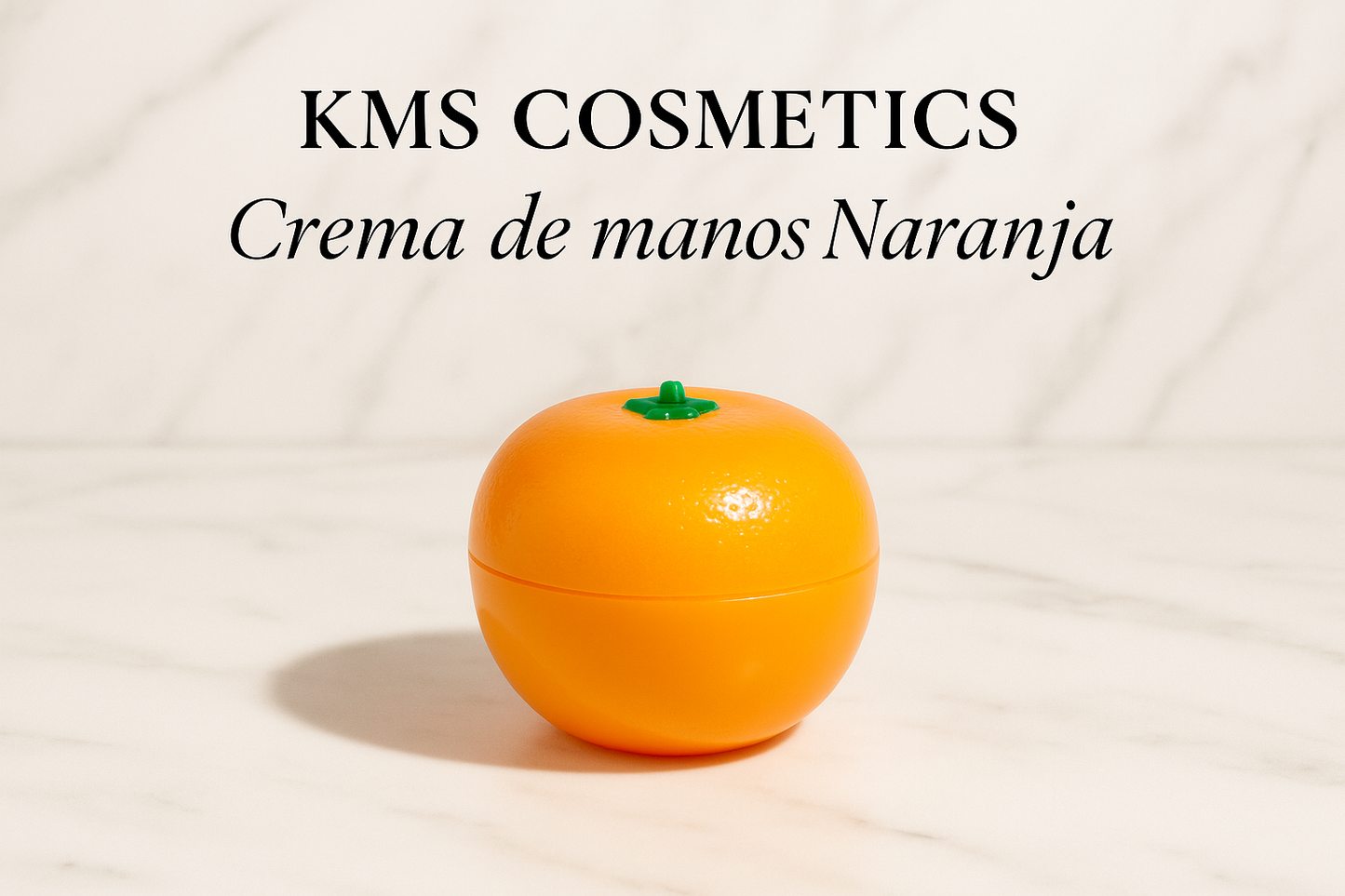 Imagen promocional profesional de KMS COSMETICS - Crema de manos Naranja