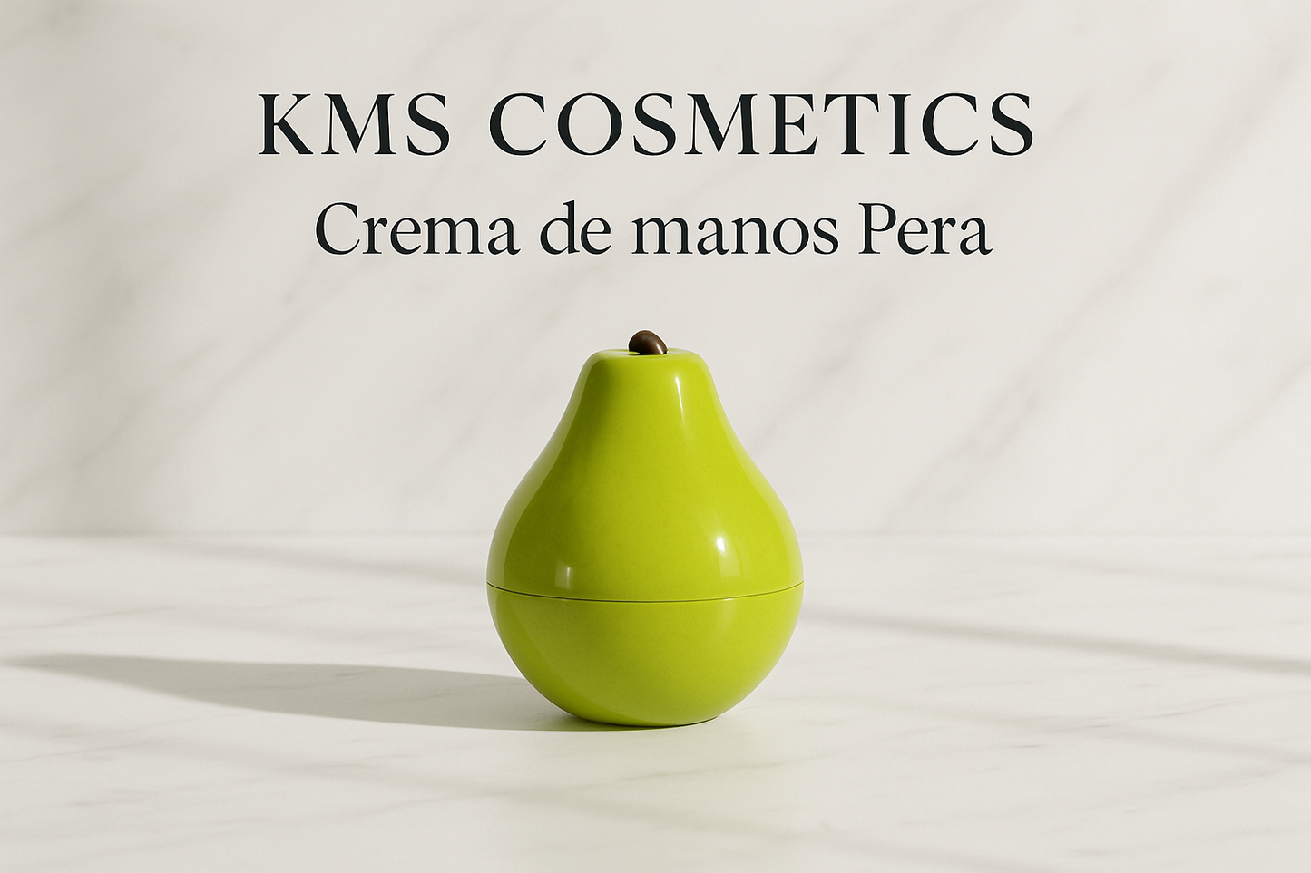 Imagen promocional profesional de KMS COSMETICS - Crema de manos Pera