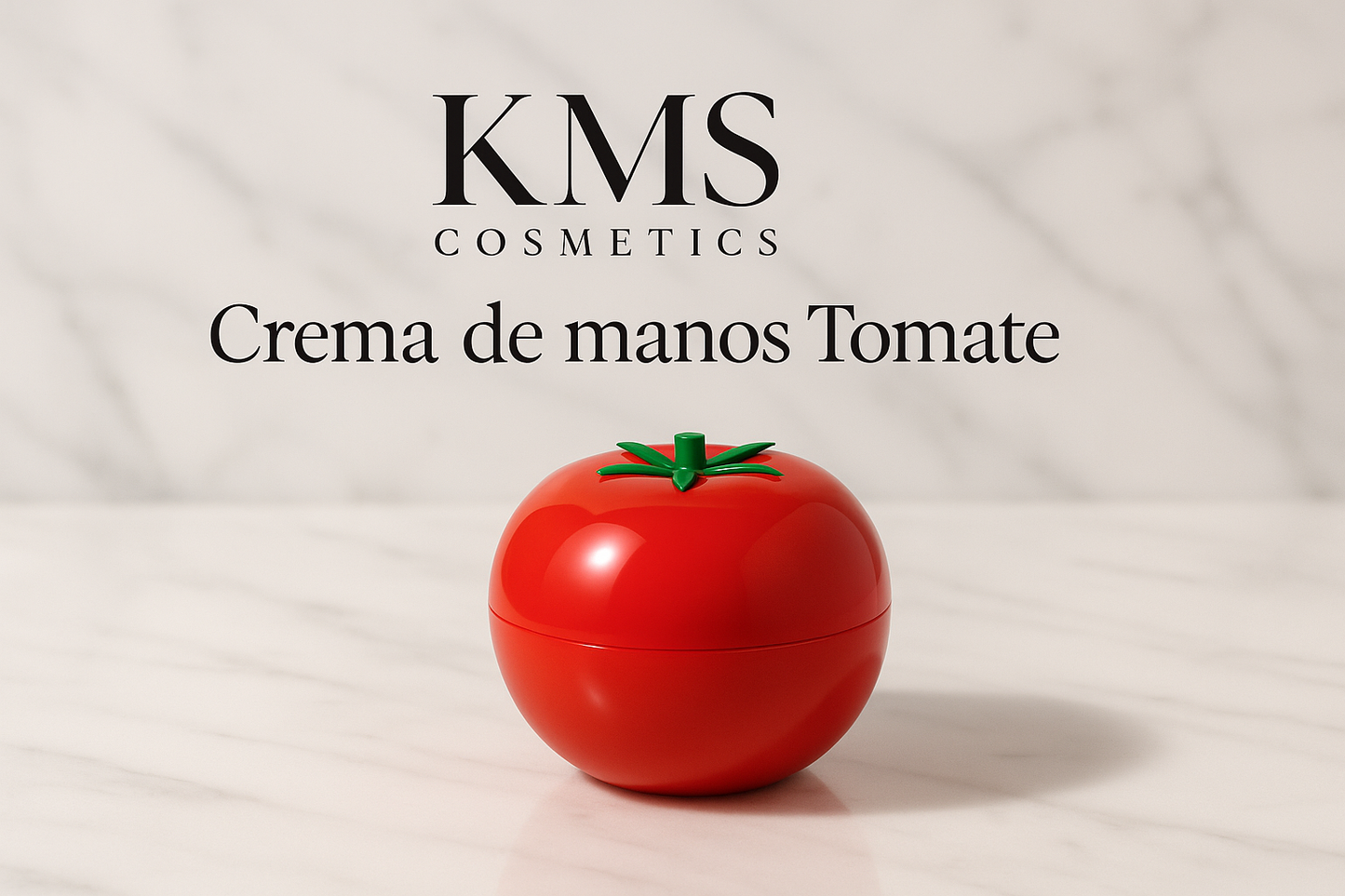 Imagen promocional profesional de KMS COSMETICS - Crema de manos Tomate