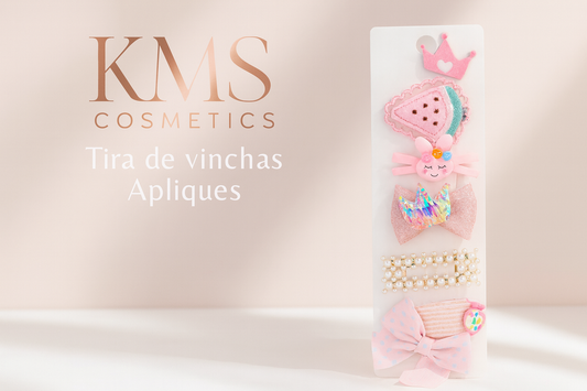 Imagen promocional profesional de KMS COSMETICS - Tira de vinchas Apliques