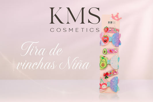 Imagen promocional profesional de KMS COSMETICS - Tira de vinchas Niña
