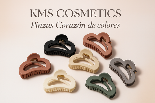 Imagen promocional profesional de Pinzas Corazón KMS COSMETICS