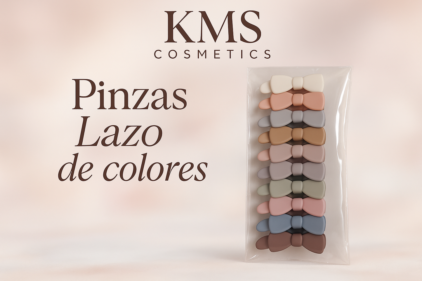 Imagen promocional profesional de Pinzas Lazo KMS COSMETICS