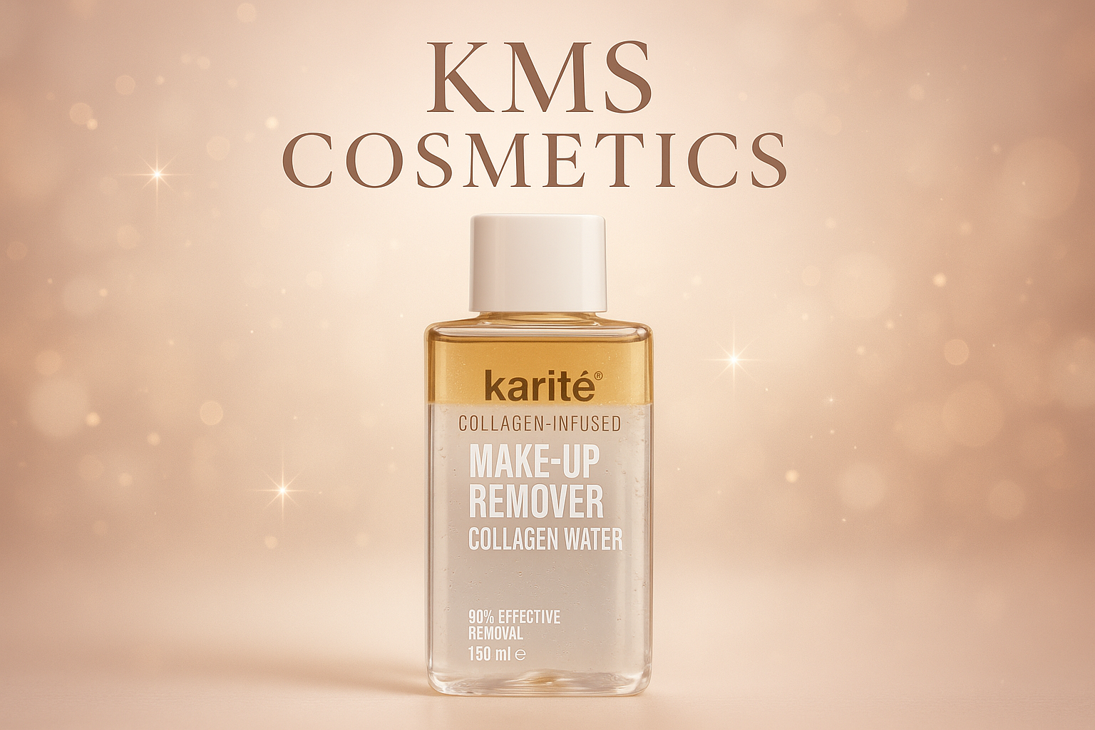Imagen promocional profesional del Agua de Colágeno KMS COSMETICS