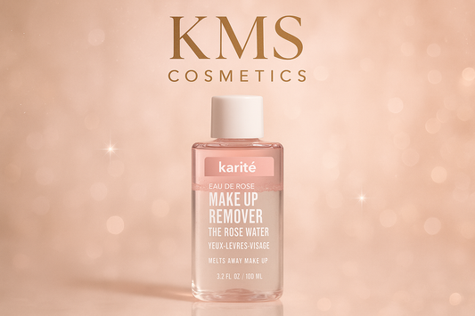 Imagen promocional profesional del Agua de Rosas KMS COSMETICS