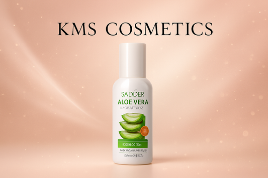 Imagen promocional profesional del Spray de Aloe Vera KMS COSMETICS