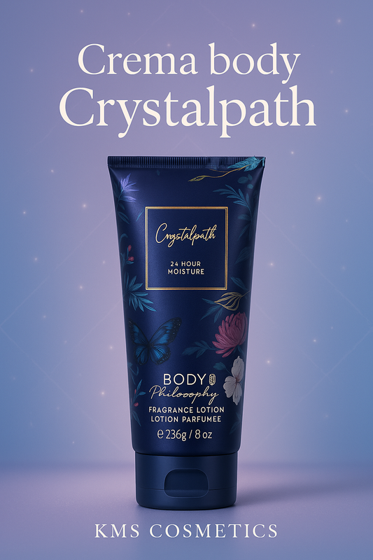 Imagen promocional profesional para Crema body Crystalpath - KMS COSMETICS