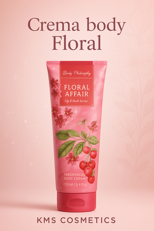 Imagen promocional profesional para Crema body Floral - KMS COSMETICS