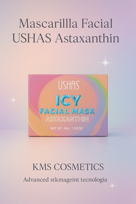 Imagen promocional profesional para Mascarilla Facial USHAS Astaxanthin - KMS COSMETICS