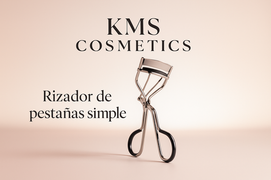 Imagen promocional profesional para rizador de pestañas KMS COSMETICS