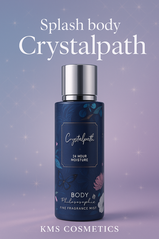 Imagen promocional profesional para Splash body Crystalpath - KMS COSMETICS