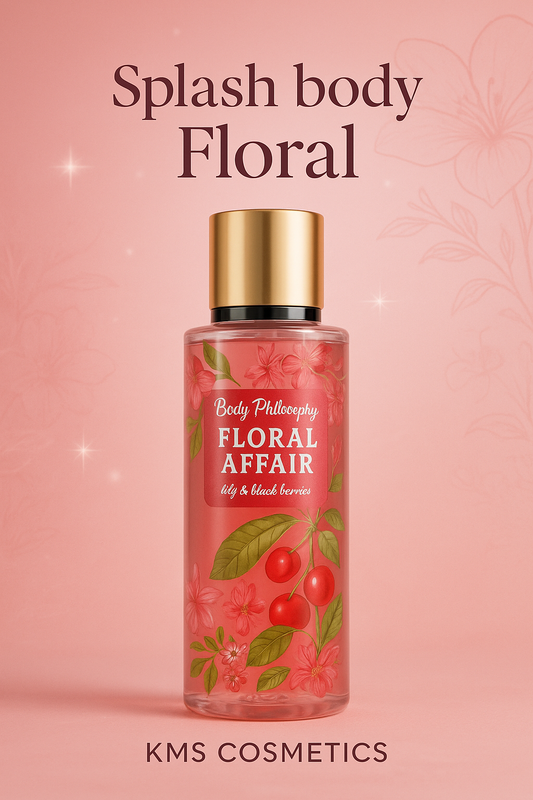 Imagen promocional profesional para Splash body Floral - KMS COSMETICS